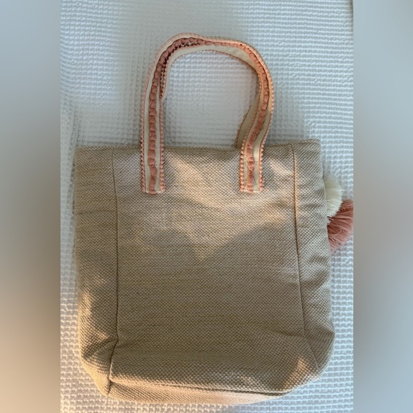 AMERICAN & BEYOND EMBROIDERED CANVAS TOTE BAG - Picture 5 of 10